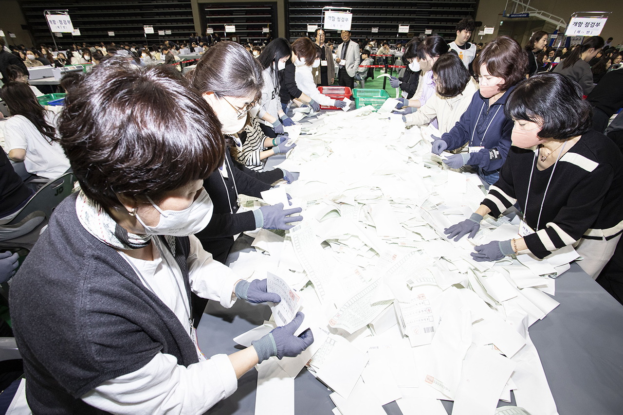 한국에선 지난 10일 제22대 국회의원 선거가 치러졌다. Ⓒ 사진 = 지유석 기자